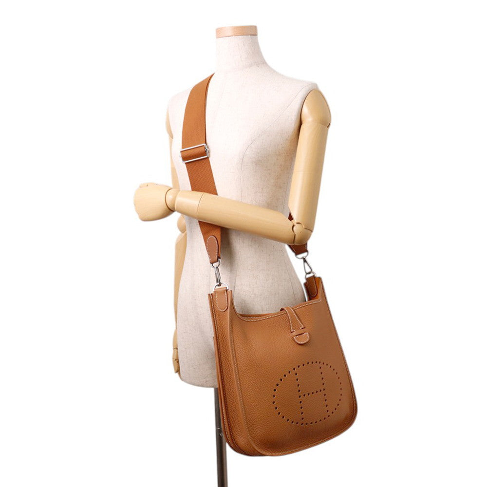 HERMES Evelyne3 Gold Taurillon Clemence Size PM