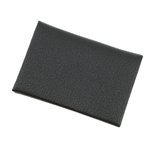 HERMES Calvi Duo Black Chevre Myzore Goatskin