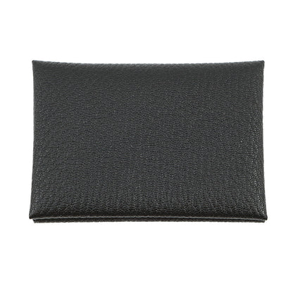 HERMES Calvi Duo Black Chevre Myzore Goatskin