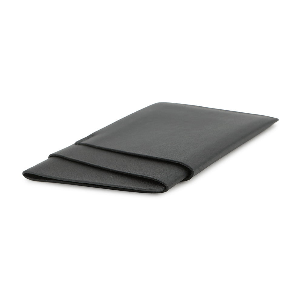 HERMES Citadel 4CC Card Case Black Swift Leather