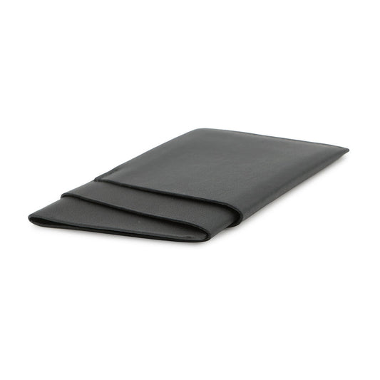 HERMES Citadel 4CC Card Case Black Swift Leather