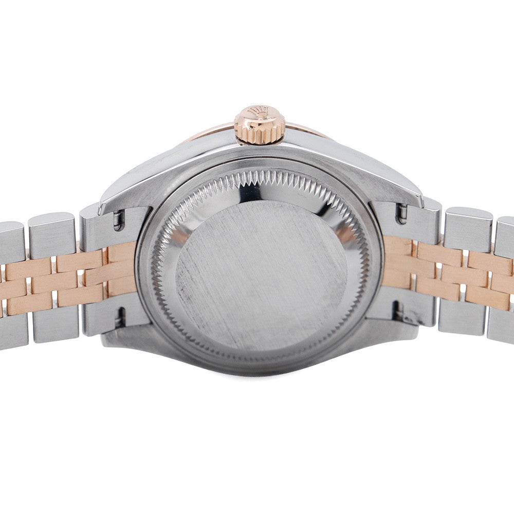 ROLEX Lady-Datejust Diamond Bezel W28mm Stainless Steel K18PG Chocolate Dial279381RBR