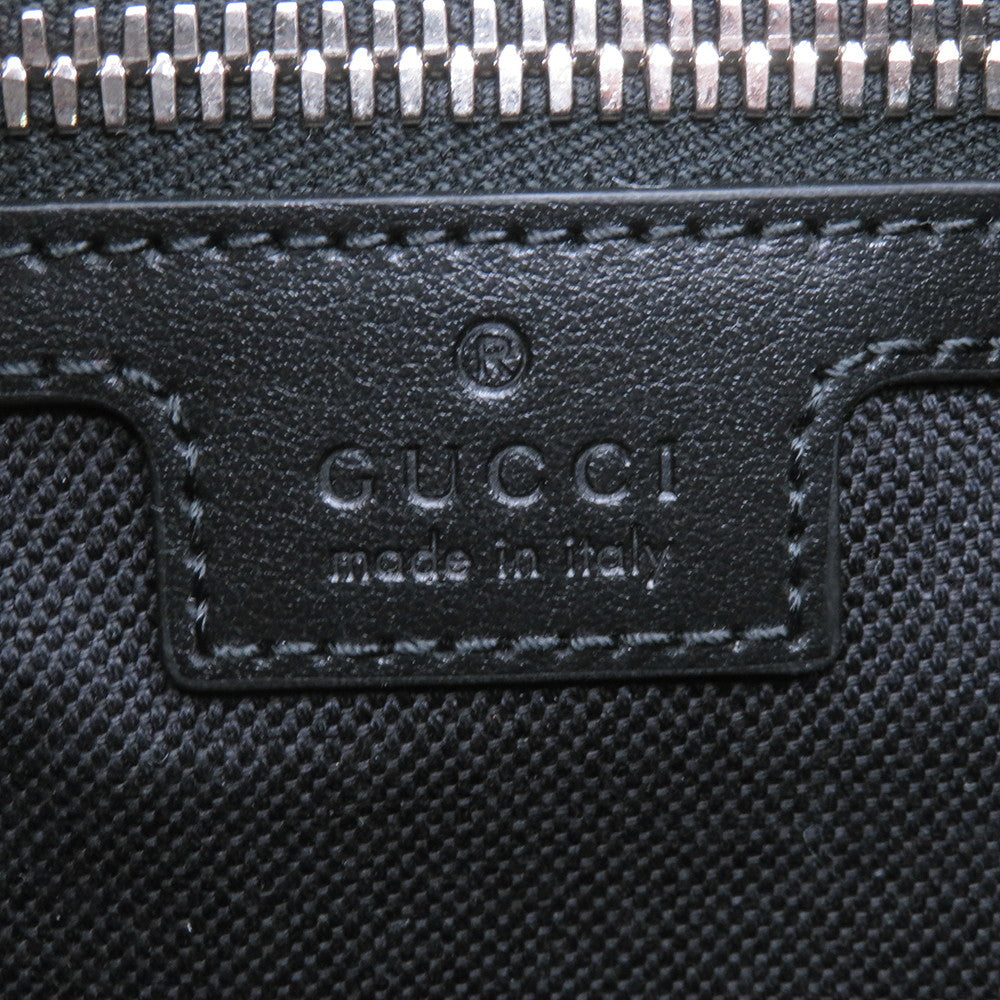 GUCCI GGBlack Shoulder Bag Black792081 FADJA GG Supreme Leather