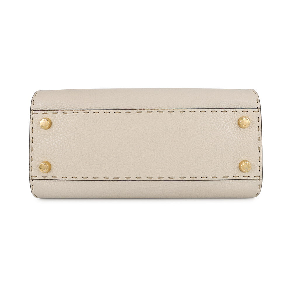 FENDI Peekaboo Iconic Essential Beige8BN302 Leather