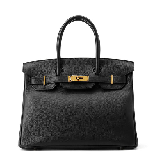 HERMES Birkin Black Epsom Size 30
