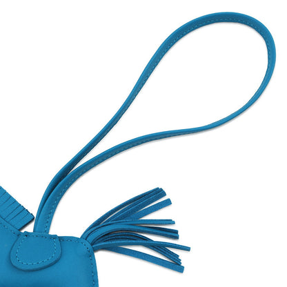 HERMES Rodeo Blue Zanzibar Lambskin Size PM