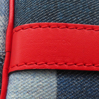 LOUIS VUITTON Speedy Bandouliere Blue/RedM45041 Monogram Denim Size 30
