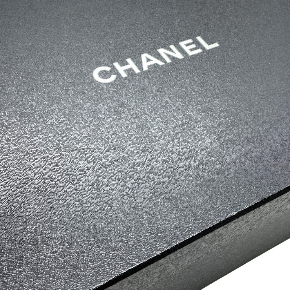CHANEL Chain logo loafers Light GrayG37430 Patent Leather Size 37