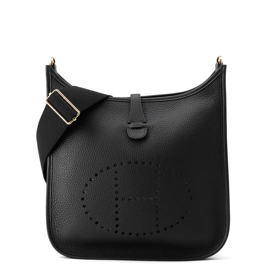 HERMES Evelyne3 Black Taurillon Clemence Size PM