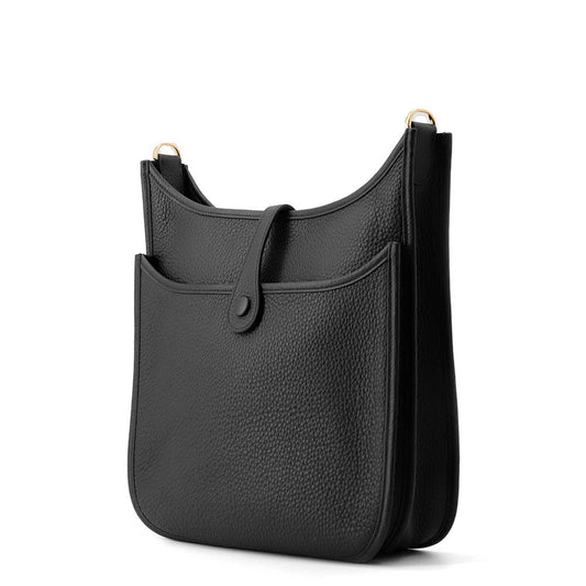 HERMES Evelyne3 Black Taurillon Clemence Size PM