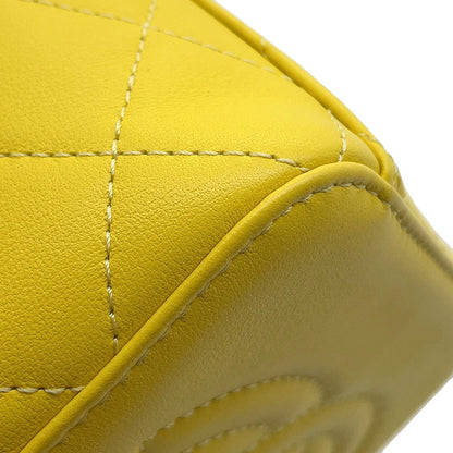 CHANEL Matelasse Vanity ChainShoulder Bag YellowAS3228 Lambskin