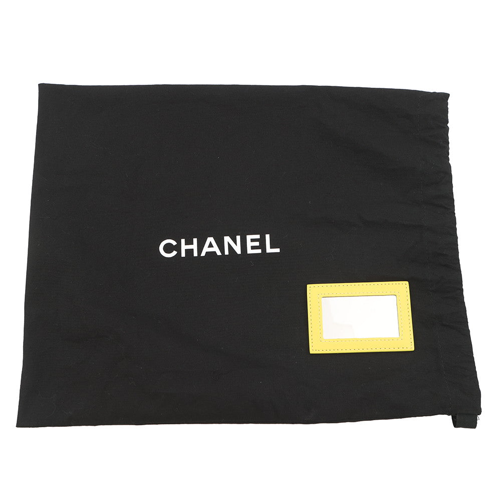 CHANEL Matelasse Vanity ChainShoulder Bag YellowAS3228 Lambskin