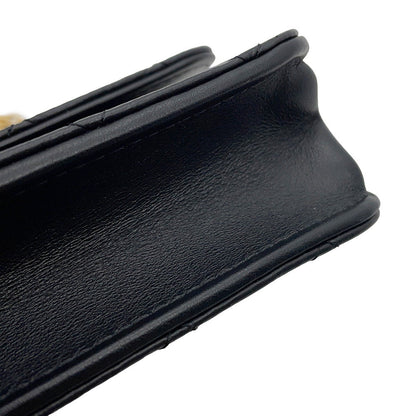 CHANEL Matelasse 2.55 Chain Wallet BlackAP3169 Aged Calf Leather