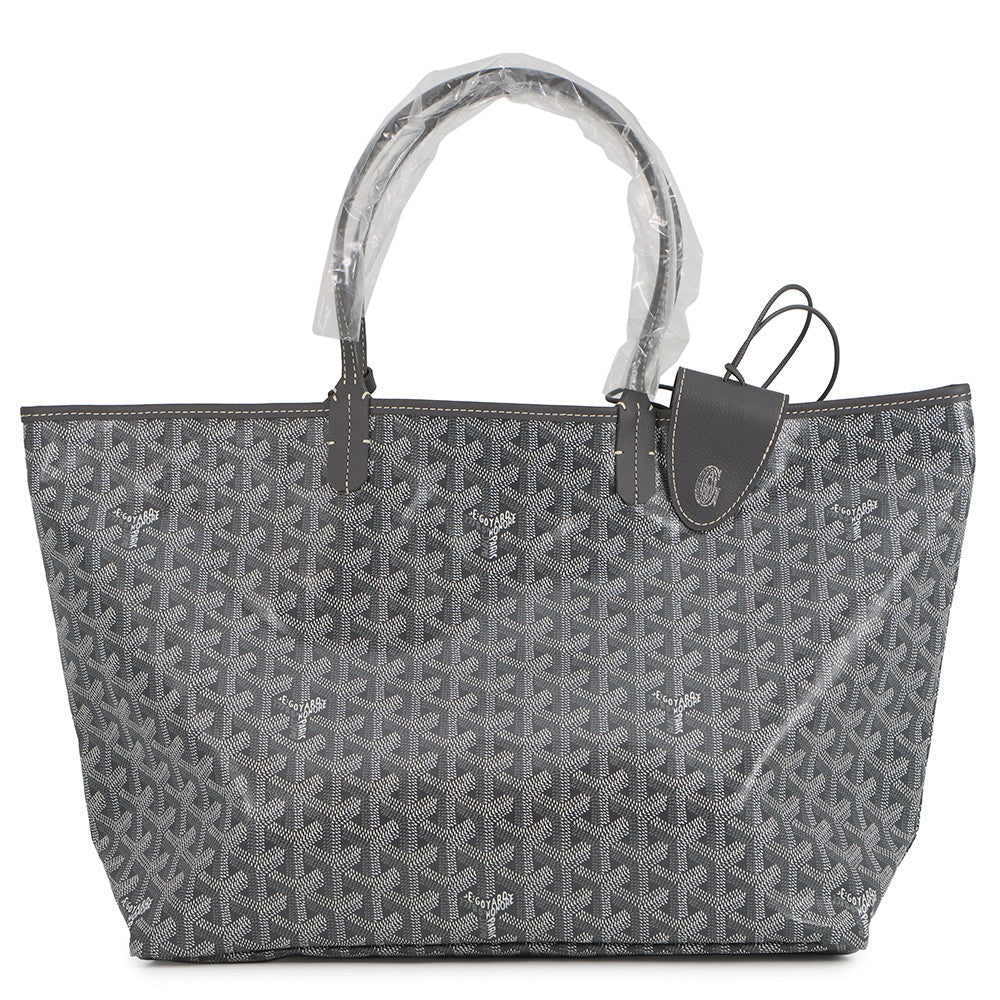 GOYARD Saint Louis with clip GraySTLCROPMLTY51CL51P PVC Leather Size PM