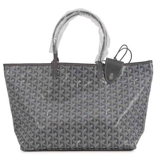 GOYARD Saint Louis with clip GraySTLCROPMLTY51CL51P PVC Leather Size PM