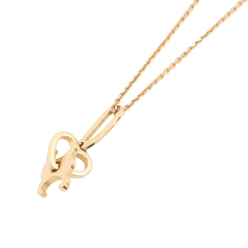 CELINE Triomphe Necklace Gold Gold Plated