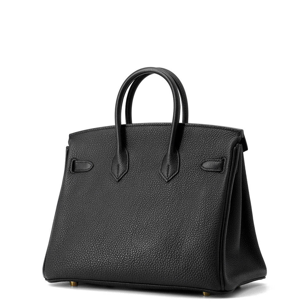 HERMES Birkin Black Togo Leather Size 25