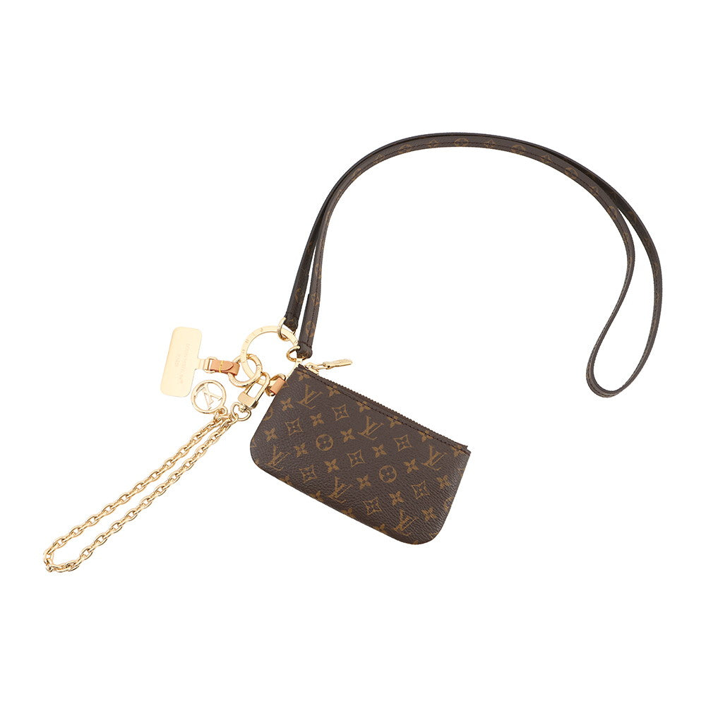 LOUIS VUITTON Phone Holder BrownM26898 Monogram
