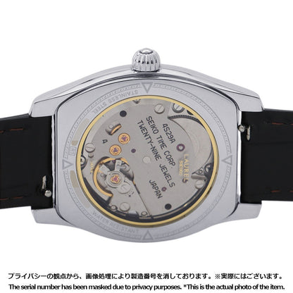 SEIKO Laurel Power Reserve H42mm×W34mm Stainless Steel Leather White Dial4S29-5000