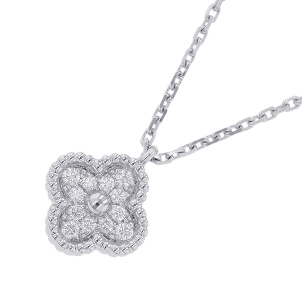 Van Cleef & Arpels Sweet Alhambra PendantVCARO85900 18K White Gold