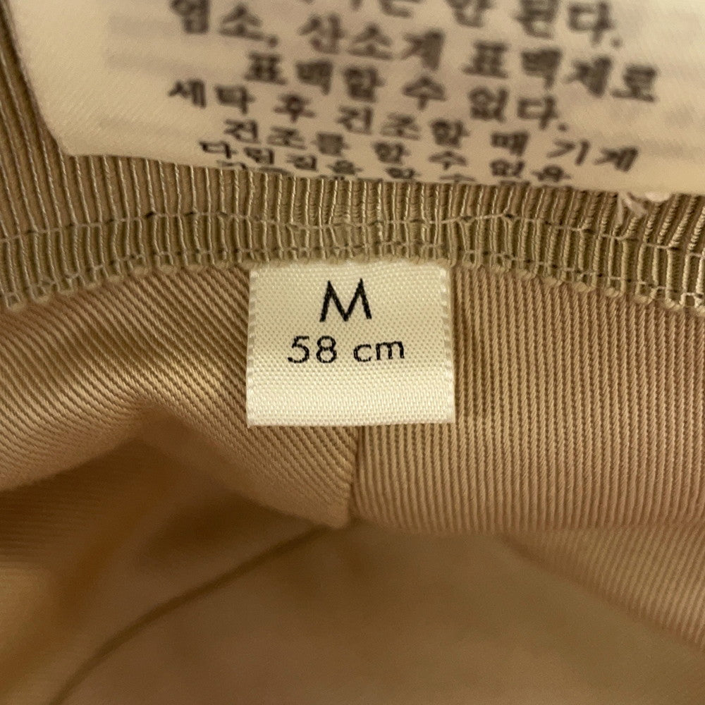 GUCCI GG Canvas Fedora Hat Size M Beige/Brown576587 Canvas Leather