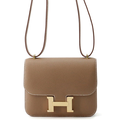 HERMES Constance3 Miroir Mini Etoupe Epsom