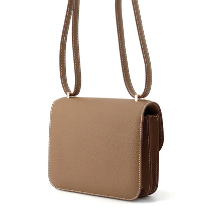 HERMES Constance3 Miroir Mini Etoupe Epsom