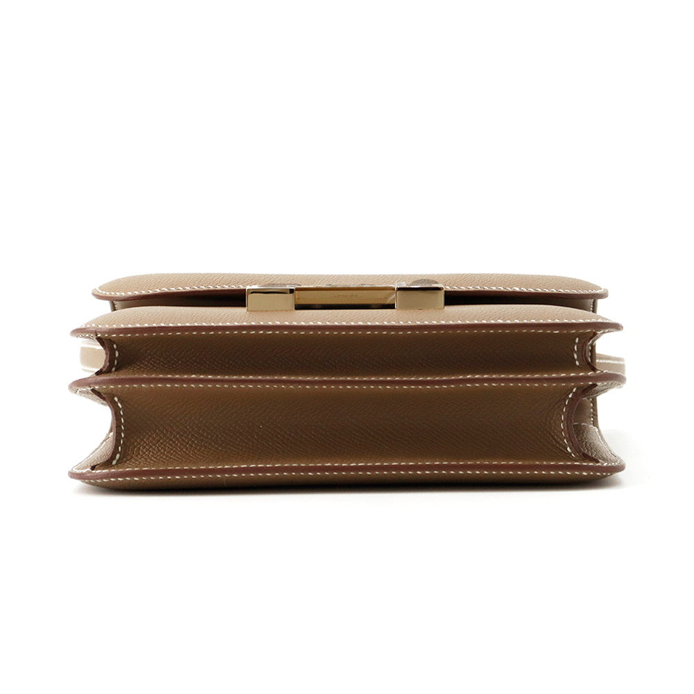 HERMES Constance3 Miroir Mini Etoupe Epsom