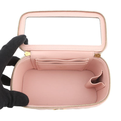 CHANEL Matelasse Camellia Vanity Chainshoulder Bag PinkAP3301 Lambskin