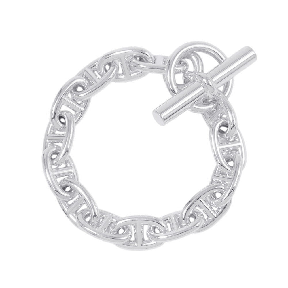 HERMES Chaine d'Ancre Bracelet 14 frames Size MM SV925