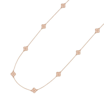 Van Cleef & Arpels Sweet Alhambra Long Necklace 16 motifsVCARO8DG00 18K Pink Gold