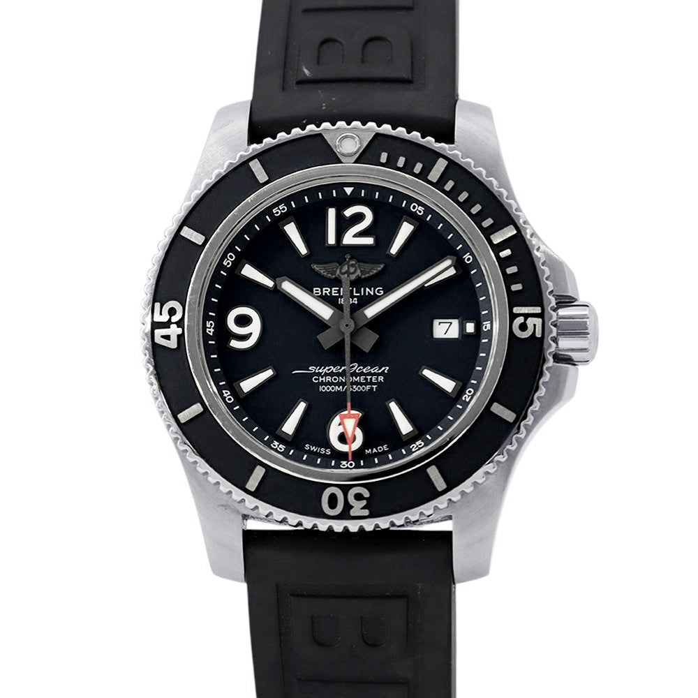 BREITLING Superocean Automatic 44 W44mm Stainless Steel Rubber Blue DialA17367