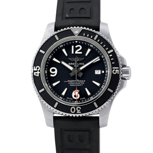BREITLING Superocean Automatic 44 W44mm Stainless Steel Rubber Blue DialA17367