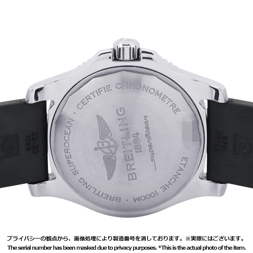 BREITLING Superocean Automatic 44 W44mm Stainless Steel Rubber Blue DialA17367