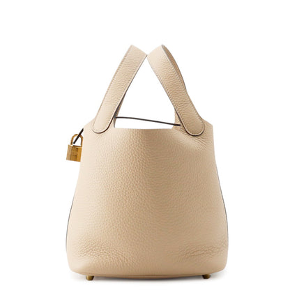 HERMES Picotin Lock Trench Taurillon Clemence Size PM