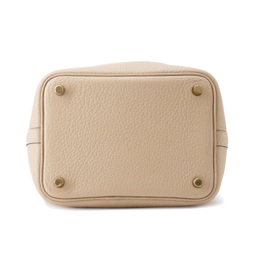 HERMES Picotin Lock Trench Taurillon Clemence Size PM