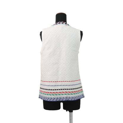 CHANEL Best Size 38 White/MulticolorP54119 Cotton97% Rayon2% Polyester1%