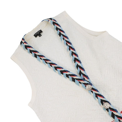CHANEL Best Size 38 White/MulticolorP54119 Cotton97% Rayon2% Polyester1%