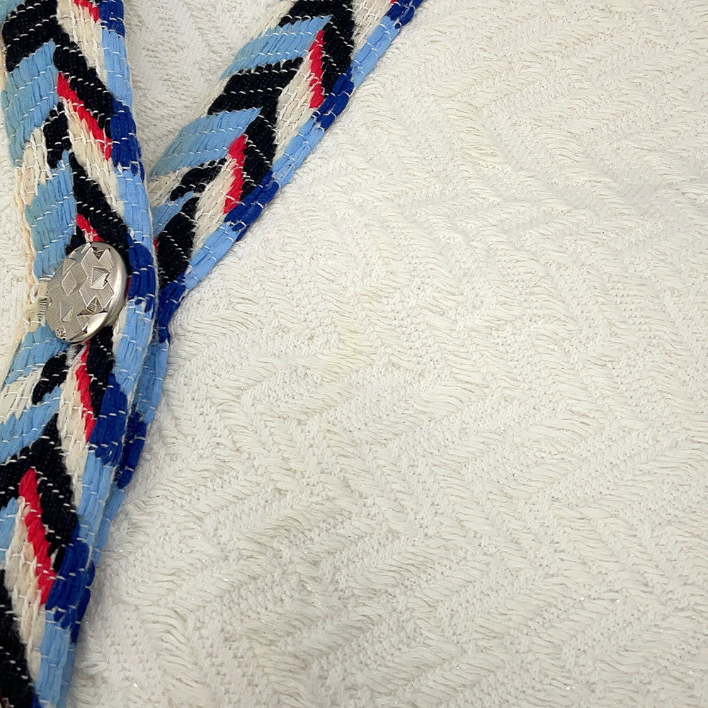 CHANEL Best Size 38 White/MulticolorP54119 Cotton97% Rayon2% Polyester1%