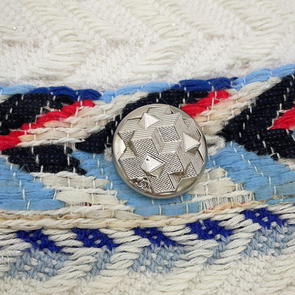 CHANEL Best Size 38 White/MulticolorP54119 Cotton97% Rayon2% Polyester1%