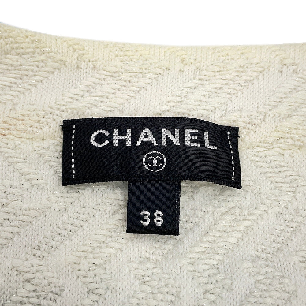 CHANEL Best Size 38 White/MulticolorP54119 Cotton97% Rayon2% Polyester1%