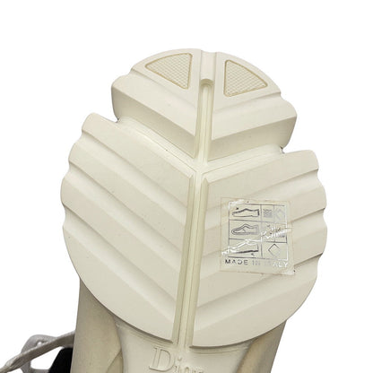 Dior D-Connect Sneakers IvoryKCK222NGG Rubber Fabric Size 36