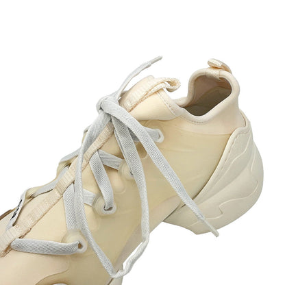 Dior D-Connect Sneakers IvoryKCK222NGG Rubber Fabric Size 36