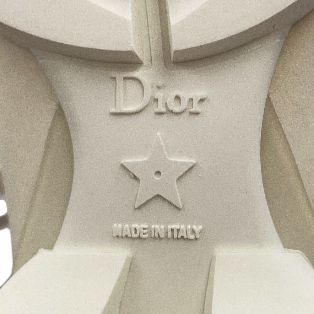 Dior D-Connect Sneakers IvoryKCK222NGG Rubber Fabric Size 36
