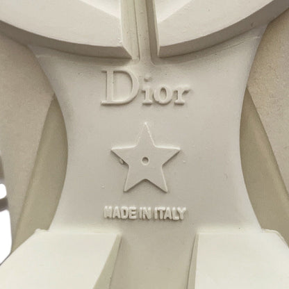 Dior D-Connect Sneakers IvoryKCK222NGG Rubber Fabric Size 36