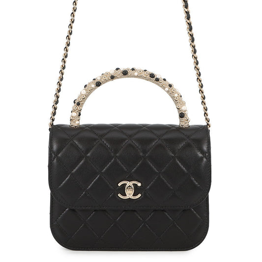 CHANEL ChainClutch Bag BlackAP4976 Lambskin