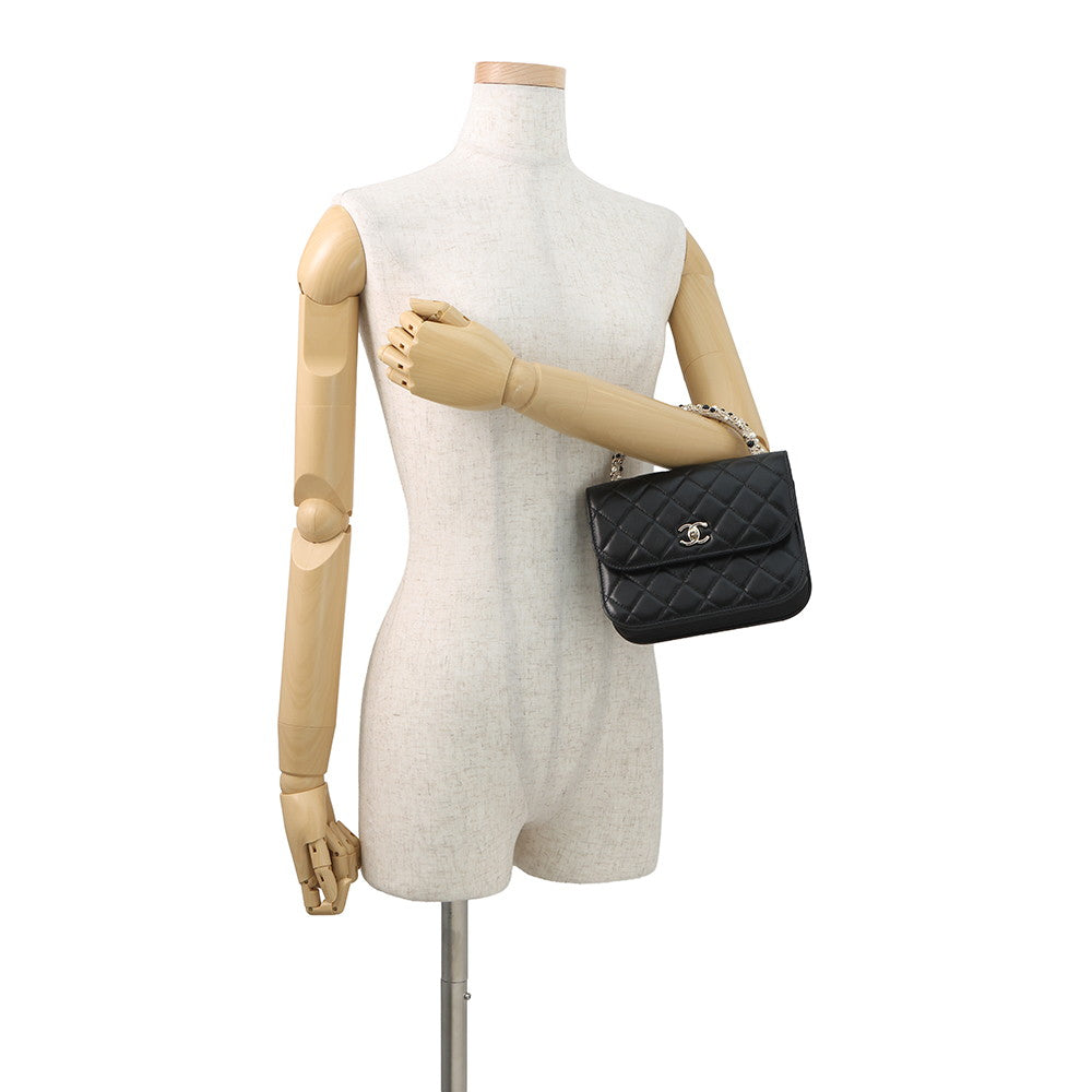 CHANEL ChainClutch Bag BlackAP4976 Lambskin