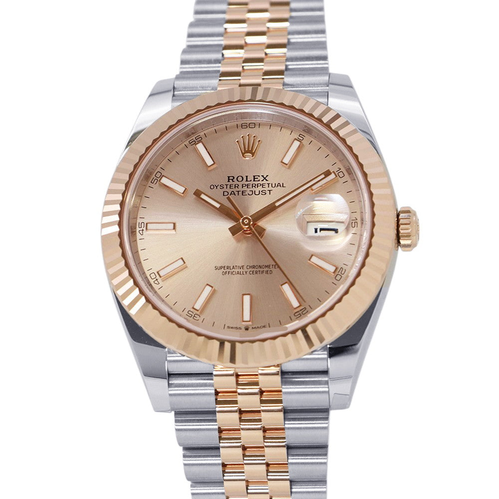 ROLEX Datejust W41mm Stainless Steel K18PG Sundust Dial126331