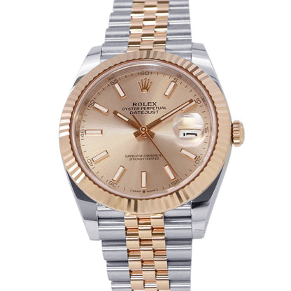 ROLEX Datejust W41mm Stainless Steel K18PG Sundust Dial126331