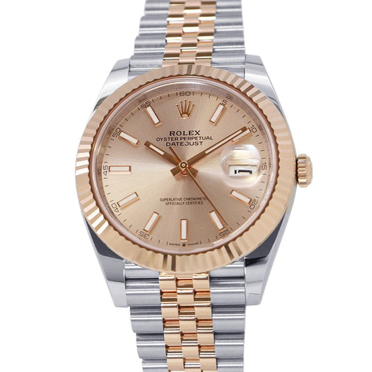 ROLEX Datejust W41mm Stainless Steel K18PG Sundust Dial126331